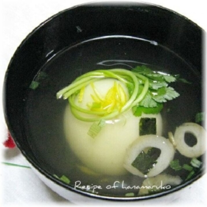 マツタケのお吸い物で簡単お雑煮 レシピ 作り方 By はなまる子 楽天レシピ マツタケのお吸い物で簡単お雑煮 レシピ 作り方 By はなまる子 楽天レシピ